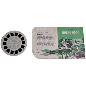 Vntg 1956 Sawyers View-Master Robin Hood Reel B3731 Americana Gift Collectible